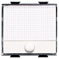 BTICINO   AM5008    SERIE MATIX   PULSANTE PORTANOME ILLUMINABILE BIANCO My Store