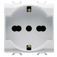GEWISS   GW10204AB    SERIE CHORUS PRESA BIPASSO/SCHUKO  2P+T 10/16A BIANCO ANTIBATTERICO My Store