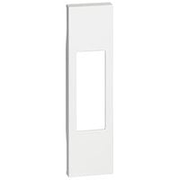 BTICINO   KW02    SERIE LIVING NOW   COVER PER PRESA BIPASSO 2P+T 10/16A BIANCO