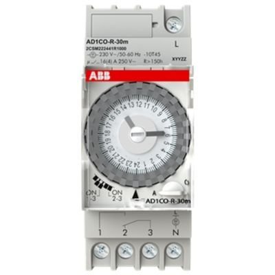 ABB AD1COR30M INTERRUTTORE ORARIO GIORNALIERO ANALOGICO - Gieffeshop INDUSTRIALE My Store