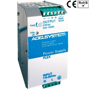 Alimentatore Adelsystem FLEX17024A - Bifase 115-230VAC Switching Universale 170W DIN - Gieffeshop alimentatore Adelsystem