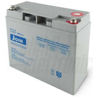 Alpha Elettronica BP12-18 Batteria Ricaricabile Piombo 12V 18Ah - AGM Heavy Duty - Gieffeshop BATTERIE Alpha Elettronica