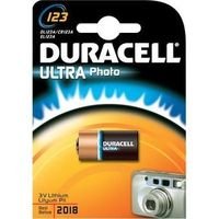Batteria Duracell CR123A al Litio 3V - Ultra Photo Fotografia Professionale - Gieffeshop Batterie Specialistiche Duracell