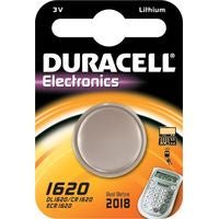 Batteria Duracell CR1620 al Litio 3V - Electronics Blister Singolo Compatta - Gieffeshop Batterie Specialistiche Duracell