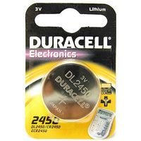 Batteria Duracell CR2450 Litio 3V - Electronics Lunga Durata Blister Singolo - Gieffeshop Batterie Specialistiche Duracell