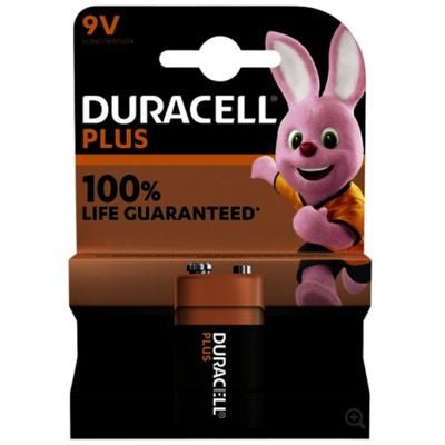 Batteria Duracell Plus 9V Transistor 6LR61 - Professionale Lunga Durata - Gieffeshop BATTERIE Duracell