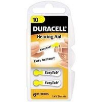 Batterie Duracell 10 Zinco Aria PR70 1,4V - Apparecchi Acustici 6 Pezzi - Gieffeshop BATTERIE Duracell
