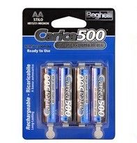 BEGHELLI 8851 - Batteria Ricaricabile AA Stilo 1500mAh NiMH 1,2V Bassa Autoscarica - Gieffeshop BATTERIE My Store