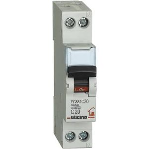 BTICINO FC881C20 INTERRUTTORE MAGNET. 1P+N 20A 4,5KA CURVA C - Gieffeshop INDUSTRIALE My Store