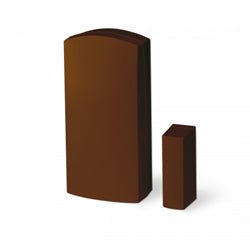 Contatto Magnetico AMC CM800 - M Marrone - 2 Canali 868MHz Bidirezionale AES 128 - bit - Gieffeshop ANTIFURTI AMC ELETTRONICA