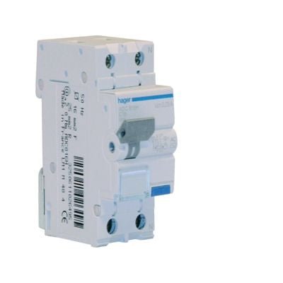 HAGER ADC816H INTERRUT. MAGNET. DIFFER. 1P+N 16A 4,5KA - Gieffeshop INDUSTRIALE My Store