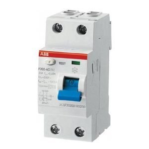 Interruttore ABB F427800 Differenziale Puro - Tipo AC 2P 25A 30mA Serie F200 Standard - Gieffeshop INDUSTRIALE My Store