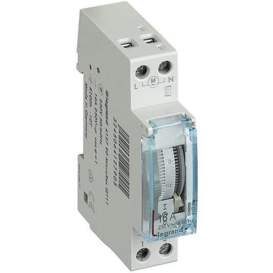Interruttore Orario BTicino 412790 - Giornaliero Analogico 24H 16A DIN Serie Civile - Gieffeshop INDUSTRIALE BTicino