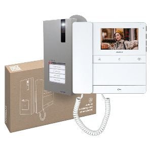 Kit Videocitofonico COMELIT PL8461M Monofamiliare Quadra People 4,3" Simplebus 2 - Gieffeshop CITOFONIA COMELIT