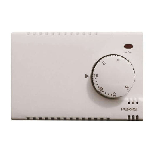 PERRY TE301/MC TERMOSTATO ELETTRONICO INCASSO BIANCO - Gieffeshop Termostato My Store