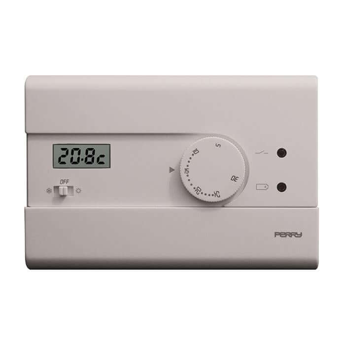 PERRY TE402/B TERMOSTATO ELETTRONICO DISPLAY LCD - Gieffeshop Termostato My Store