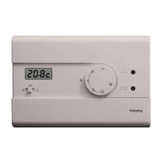 PERRY TE402/B TERMOSTATO ELETTRONICO DISPLAY LCD - Gieffeshop Termostato My Store