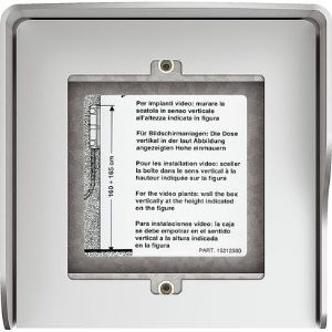 Scatola BTicino Terraneo 350611 - Parete 1 Modulo Visiera Parapioggia Allmetal - Gieffeshop SCATOLA DA INCASSO My Store