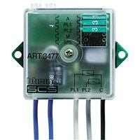 SCS Interfaccia Contatto Modulo Basic BTicino Terraneo 3477 - 2 Contatti Indipendenti - Gieffeshop ATTUATORE My Store