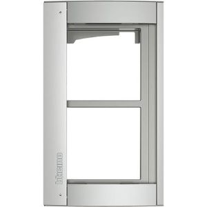 Supporto con Cornice BTicino Terraneo 350221 - 2 Moduli Sfera Allmetal - Gieffeshop scatole incasso My Store