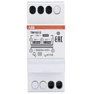 Trasformatore ABB TM1012 Sicurezza - 230V/4 - 8 - 12V DIN 10W Multi - Tensione Economico - Gieffeshop INDUSTRIALE My Store