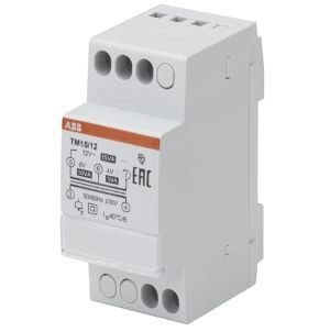 Trasformatore ABB TM1512 Sicurezza - 230V/4 - 8 - 12V DIN 15W Multi - Tensione Versatile - Gieffeshop INDUSTRIALE My Store